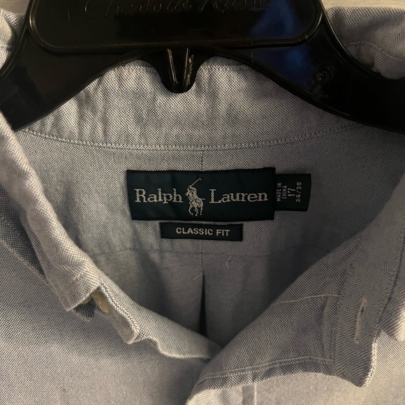 Men’s Ralph Lauren‎ Classic Fit Light Blue Button Down - Picture 5 of 5